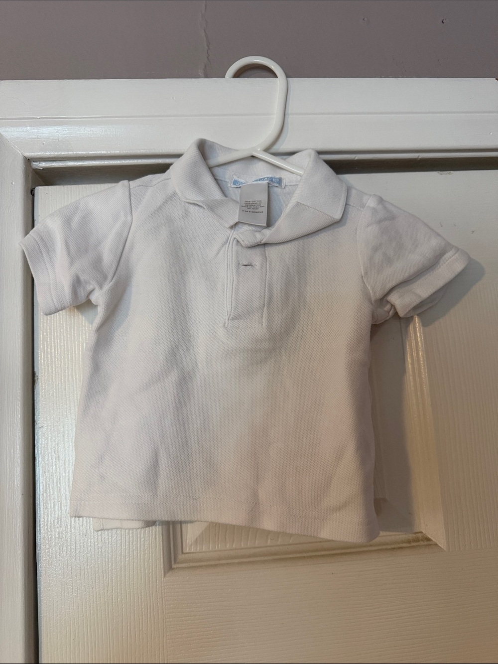 Janie and Jack White Short-Sleeve Polo
